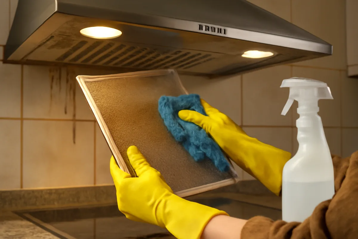 Come pulire la cappa della cucina? rimedi efficaci contro il grasso ostinato
