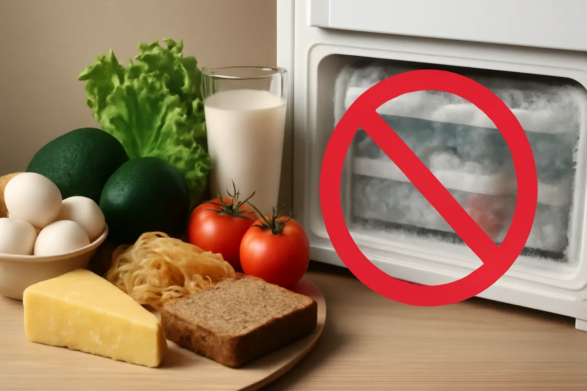 Cosa non congelare mai? elenco di alimenti e motivi per evitare errori