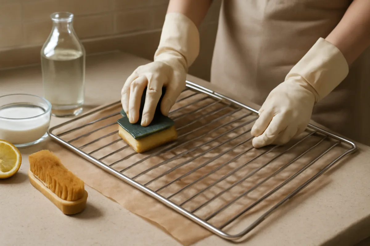 Come pulire efficacemente le griglie del forno? strumenti giusti e ingredienti naturali