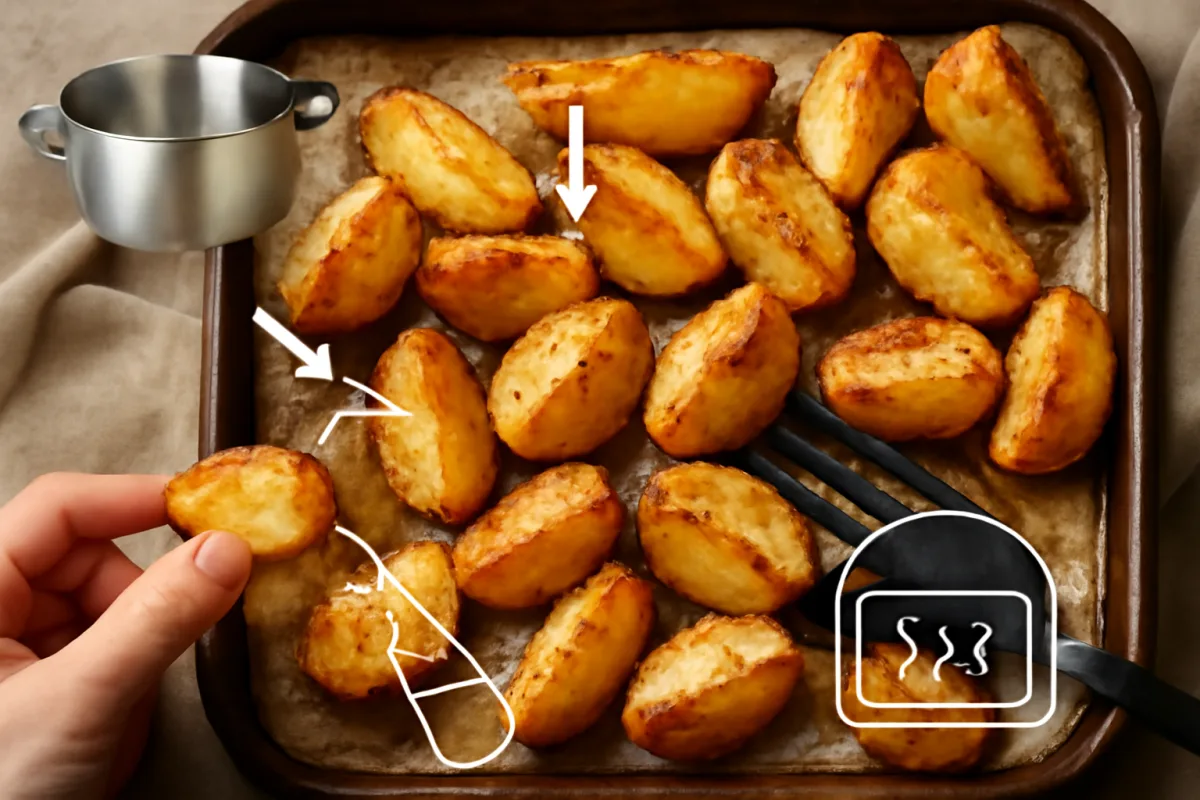Come ottenere patate arrosto dorate fuori e morbide dentro? segreti della cottura