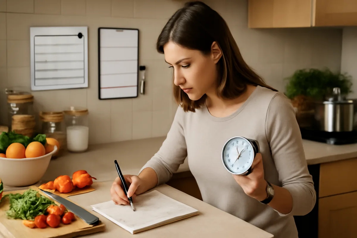 Come risparmiare tempo in cucina con la giusta organizzazione? planner testati