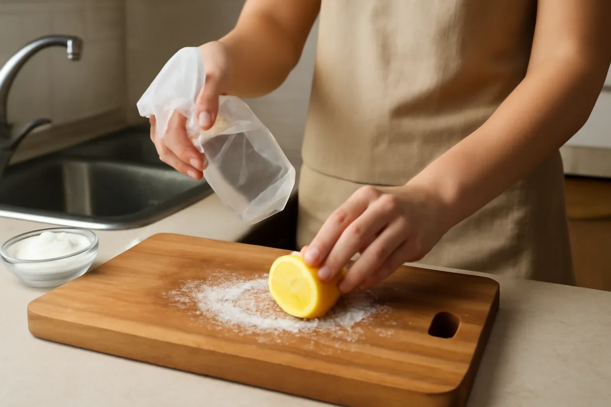Come igienizzare i taglieri in legno: il metodo poco noto per eliminare batteri e odori