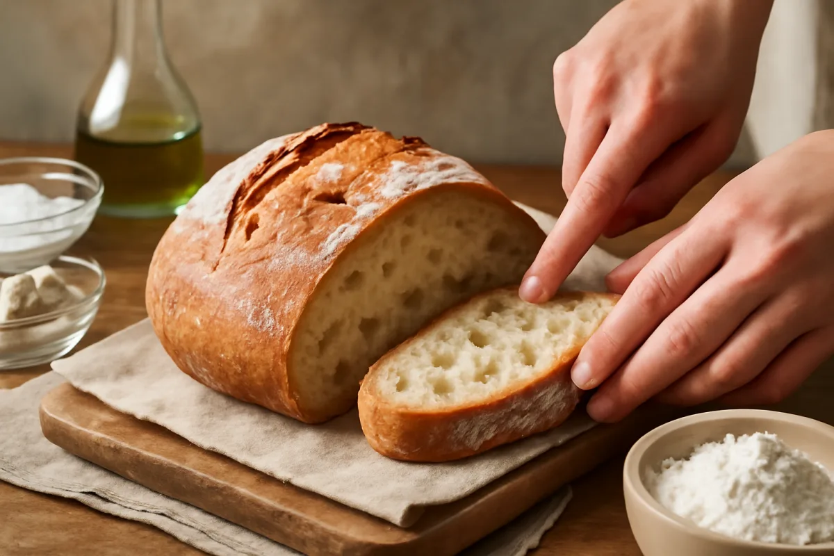 Pane fatto in casa con lievito di birra: la tecnica che evita che resti gommoso