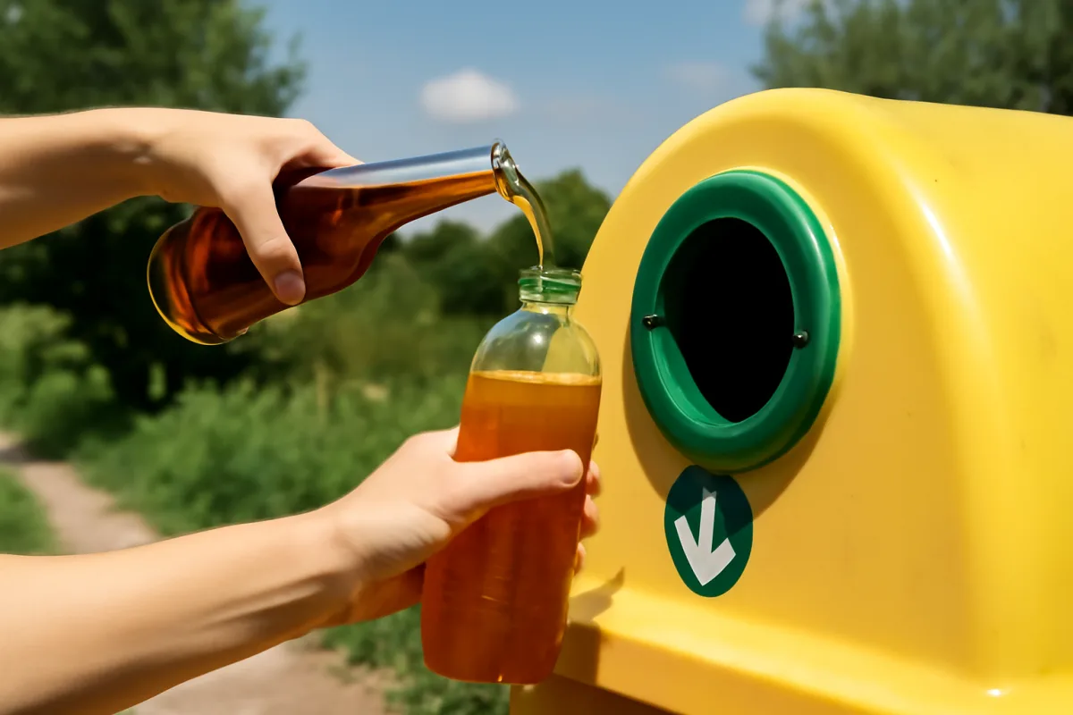 Riciclo dell'olio di cucina usato: la soluzione semplice e sicura che tutela l’ambiente