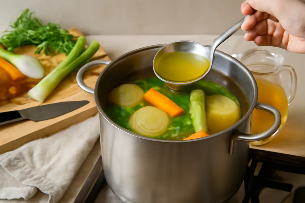 Come preparare brodo vegetale senza dado: il trucco per un sapore intenso e genuino